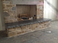 Fireplace Hearth Rock Edge_ Stone