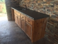 Outdoor-Rock edge-Concrete-Countertops