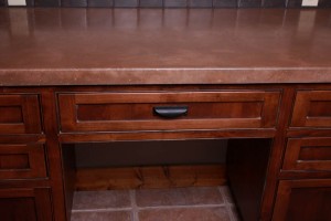 concrete desk