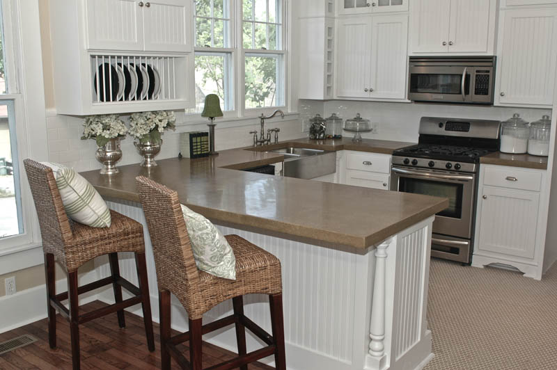 concrete kitchen bar top custom concrete kitchen countertops