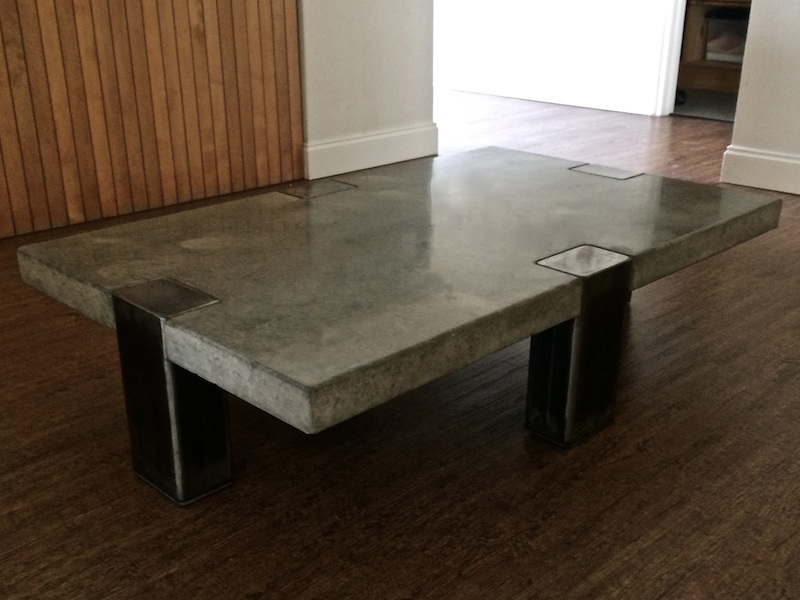 concrete coffee table furniture concrete coffee table
