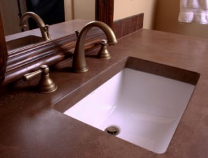 custom-bathroom-sink custom bathroom finishes